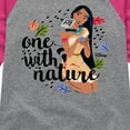thumbnail image 3 of Disney - One With Nature  - Toddler & Youth Girls Raglan Graphic T-Shirt, 3 of 5
