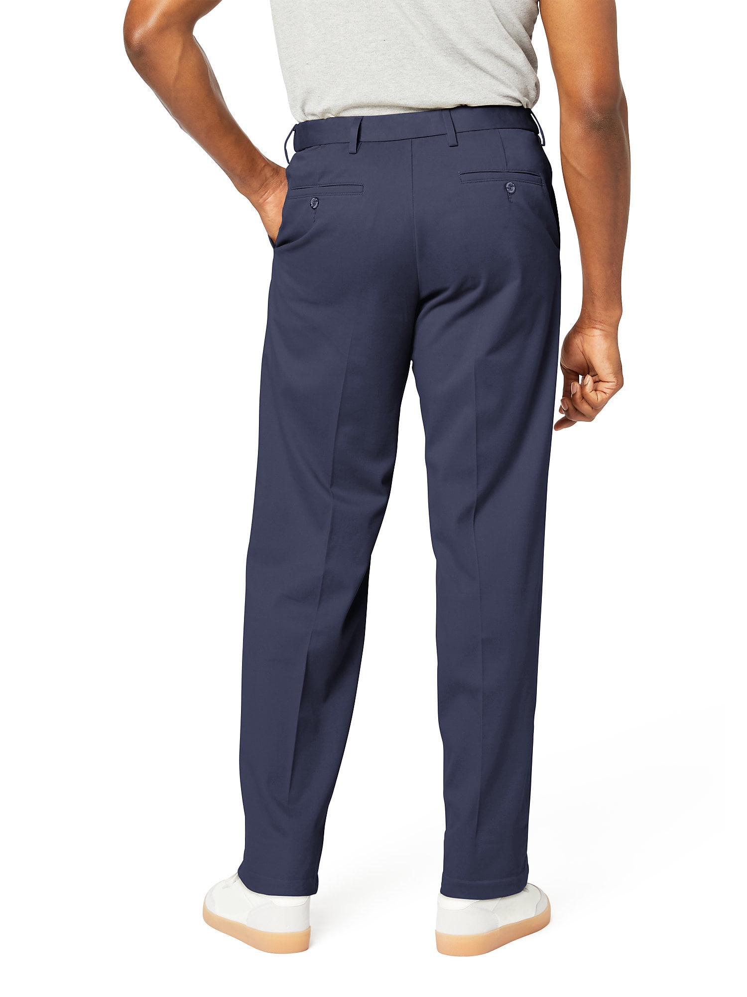 Dockers Men's Classic Flat Front Easy Khaki Pant with Stretch