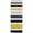 Yellow, variant on Sage Green Black Stripe Door Curtains for Door Window, French Sidelight Front Back Door Curtains With Tieback, Modern Abstract Coarse Striped Kitchen Rod Pocket Drapes Panel, 25"x40"
