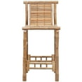 thumbnail image 2 of vidaXL Bar Stools 2 pcs Bamboo, 2 of 5