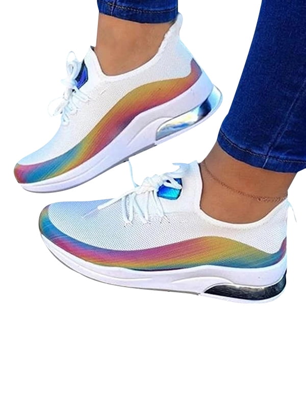 walmart rainbow shoes