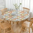 thumbnail image 3 of Colorful Cute Sports Balls Pattern Round Fitted Tablecloth with Elastic Edge,Dining Table Cover Waterproof,Outdoor Round Tablecloth for Camping,Dining,Indoor and Outdoor, 3 of 7