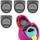 thumbnail image 1 of Genérico Juego de 4 Tapones para Owala FreeSip 24-40 oz | Silicona Antiderrames + Goma Premium (Compatibilidad Total, Sin A), 1 of 4