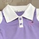 thumbnail image 4 of Odeerbi Niñas Plisado Tenis Vestido Corazón Bordado Color Bloque Sin Mangas Casual Vestido de Golf de Línea A, 4 of 6