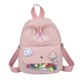 thumbnail image 2 of Bolsa Mochila estilo preppy para mujer con estampado de lona, ​​bolso para niñas con insignia (rosa) JShteea Para Estrenar, 2 of 9