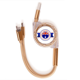 thumbnail image 1 of Feliz el día de Australia bandera ilustracion Cable de carga telescópico múltiples USB tres en uno, 1 of 3