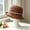 Coffee, variant on Women Straw Cloche Sun Hat Summer Church Hat Retro Breathable Round Beach Bowler Bucket Hats UPF 50+ Rolled Brim Travel Cap