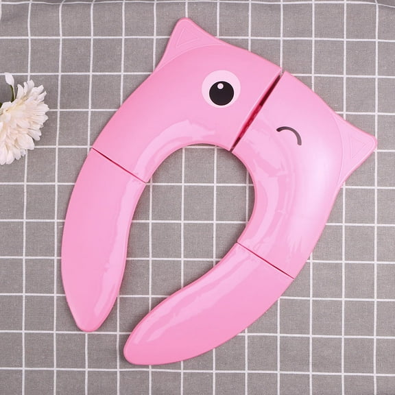 LEORX Reusable Toilet Seat Cover Pads Pink PP 1Set