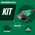 thumbnail image 3 of Metabo HPT Angle Grinder, 7-Inch, 15-Amp (G18ST), 3 of 5