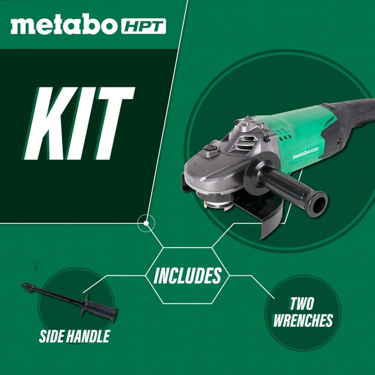 Metabo HPT 7-Inch Angle Grinder, 15-Amp, Model G18ST photo 3