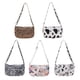 thumbnail image 1 of Bolsa Bolso de hombro retro para mujer con estampado de animales y axilas, pequeños (vaca), 1 of 6
