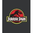 thumbnail image 2 of Women's Jurassic Park Bold Classic Logo  Racerback Tank Top Black Heather X Large, 2 of 4
