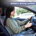 thumbnail image 4 of Lumbar Support Pillow for Office Chair, Car Lumbar Pillow Lower Back Pain Relief, Memory Foam Back Cushion with 4D Mesh Cover and Adjustable Straps, Ergonomic Chair Back Pillow for Car,Bed, Gaming, 4 of 16