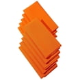 thumbnail image 5 of LA Linen 10-Pack Cloth Napkins, Washable Reusable Polyester Poplin Table Napkins, 18 by 18-Inch, Orange, 5 of 5