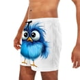 thumbnail image 6 of Mens Trunks Swimming Graphic Bird Print Board Shorts Elastic Waist Swim Shorts Quick Dry Breathable Beach Vacation Summer Daily Outfits Wear, 6 of 6