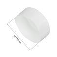 thumbnail image 3 of 4pcs Rubber End Caps 130mm ID Vinyl Round Tube Bolt Cap Cover White, 3 of 5