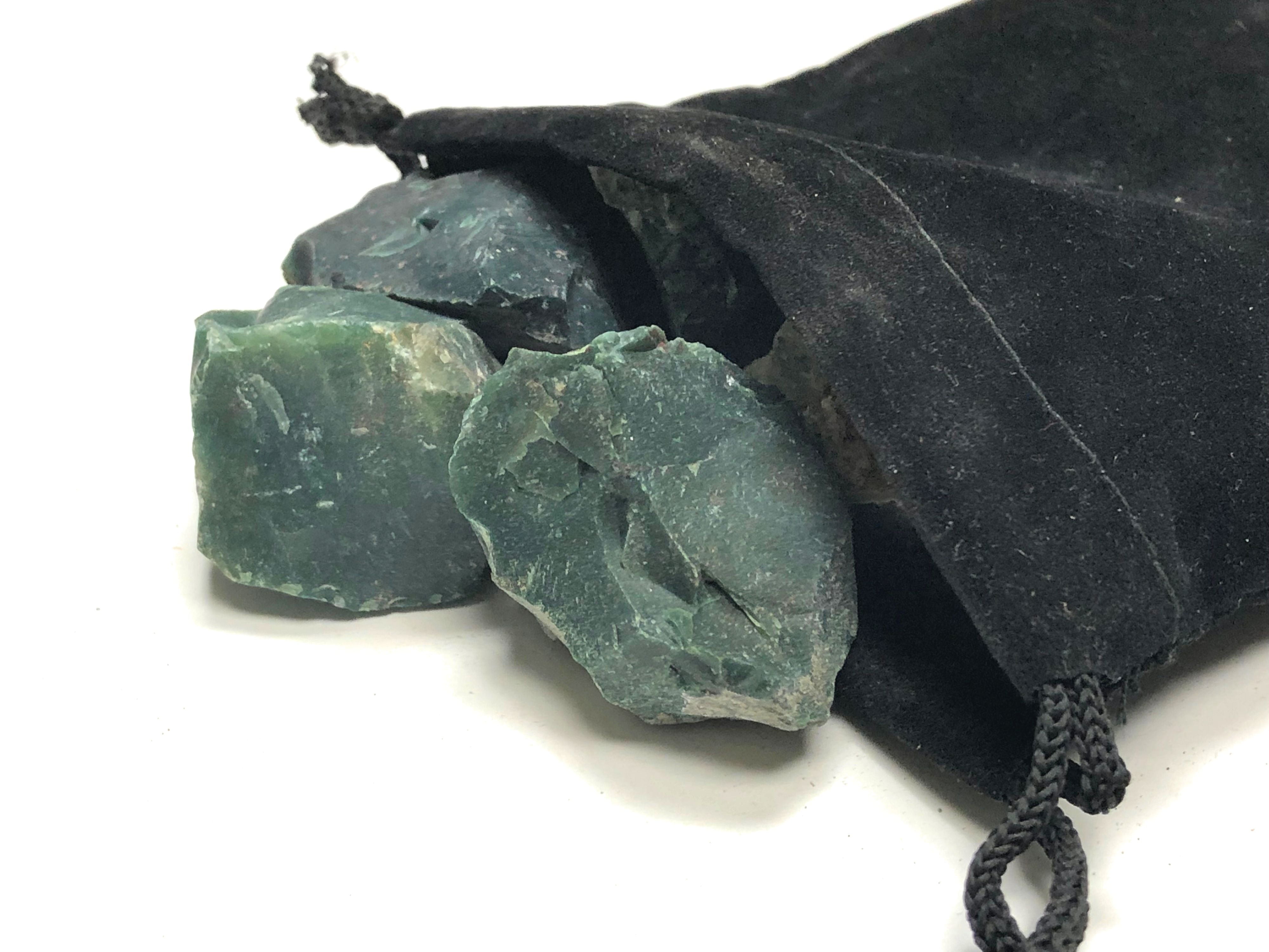 Zentron Crystal Collection: 1/2 Pound Rough Natural Green Jasper
