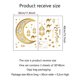 thumbnail image 4 of Un conjunto de pegatinas de pared lámpara de luna estrellas pegatina decorativa, decoración de pared para dormitorio baño sala de estar oficina JAMW Sencillez, 4 of 4