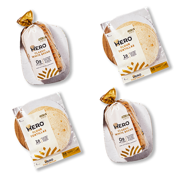 Hero Classic White Bread & Hero Flour Tortillas