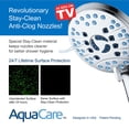 thumbnail image 3 of Hotel Spa Aquacare Cabezal de ducha de mano de alta presión con 8 modos - Boquillas antiobstrucción Lavado a presión incorporado para limpiar la bañera extra larga de 6 pies. Soportes superiores y de, 3 of 8