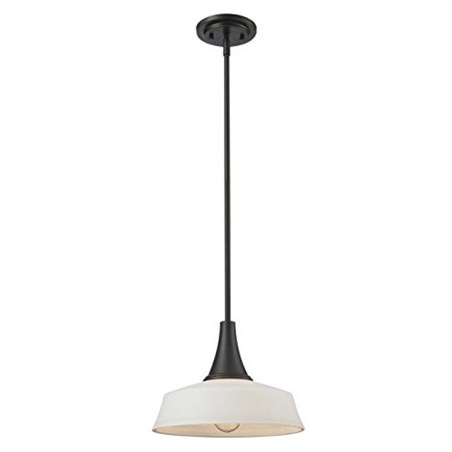 Z-Lite 411MP12 Mini Pendentif 1 Lumière, Opale Mat