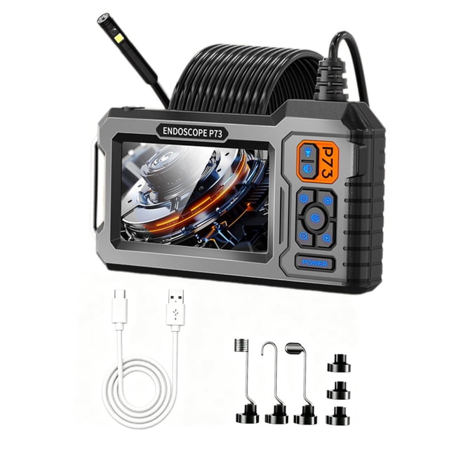 Cámara de inspección endoscópica HD 1080P HD recargable IP67 resistente al agua de 4,3" Capacidad para 2600 personas