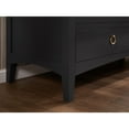thumbnail image 4 of Legion Furniture WS2518-60-TB 60 in. Tricorn Black Finish Solid Wood Sink Vanity, 1 ft. Artificial Stone Top, 4 of 4