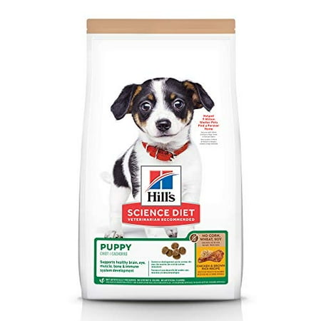 UPC: 0052742031668 | hill s science diet puppy no corn wheat or soy dry dog food chicken recipe 12.5 lb bag
