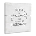 thumbnail image 2 of Stupell Industries Rustic Lodge Believe In Yourself Inspirational Canvas Art, 17 x 17, by Jennifer Pugh, 2 of 7