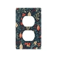 thumbnail image 3 of Switch Panel Switch Decoration 2.76x4.53x0.28 Inches Duplex Outlets Switch Plate Wall Plates Living Room Kitchen Bedroom Study Switches Christmas Leaf Green, 3 of 8