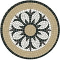 thumbnail image 2 of Round Table Cloth Mosaic Mandala Tablecloth Elastic Edge Fitted Table Cover Fits Tables Up to 45"-50" Diameter, 2 of 4