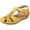 Yellow #073, variant on Sandals Women Dressy Summer Closed Toe Wedge Platform Sandals Vintage Casual Hollow Out Orthopedic Shoes Comfy Bohemia Gladiator Ladies Shoes, 37