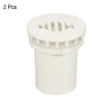 thumbnail image 3 of Uxcell 32mm Straight Water Tank Pipe Connector with Drainage Grid White, 32mm 2, 3 of 5