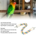 thumbnail image 4 of Bird Rope Perch, Built In Wire Bendable Bird Swing Perch Toy Comfortable Grip  Cotton Rope Perch Easy To Use Climbing Bird Rope Toy For Cockatiels, 4 of 8