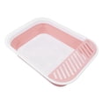 thumbnail image 1 of Cat Litter Tray, Professional Open Cat Litter Box Collapsible Easy To Clean Open Air Kitty Litter Pan  With Baffle Scoop For Bedroom Indoor, 1 of 8