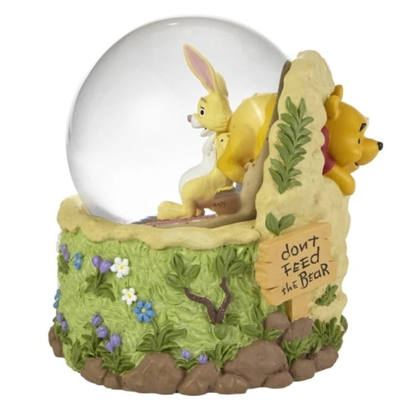 Precious Moments Disney Winnie The Pooh Resin/Glass Musical Snow Globe, 5.5"H, Multicolor