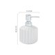 thumbnail image 2 of Dispensador de jabón de cerámica for baño con bomba. Botella dispensadora con bomba for lociones, jabones líquidos y champú., 2 of 3