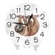thumbnail image 2 of Lindo reloj de pared con diseño de perezoso bebé Aloha colgando de un árbol - Reloj de pared silencioso de 10 pulgadas que no hace tictac - Estilo rústico retro campestre decorativo para sala de, 2 of 7