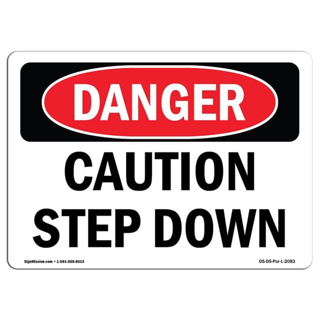 SignMission OS-DS-P-710-L-2083 Panneau de Danger OSHA - Prévention