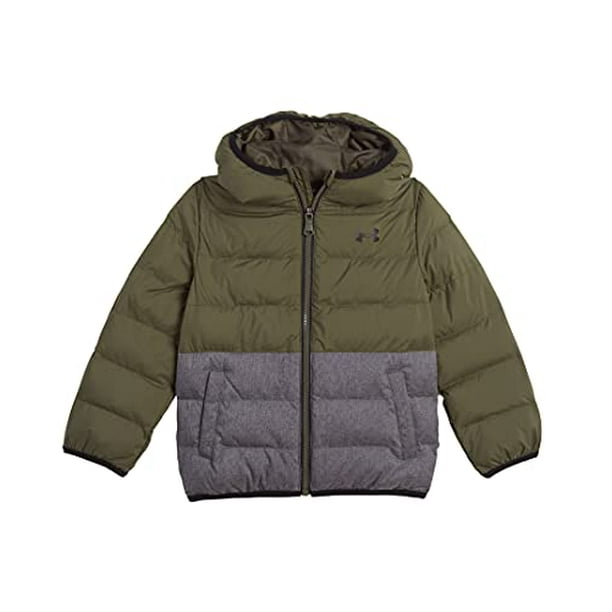 Under Armour Baby Boys Pronto Colorblock Puffer Jacket, Marine OD Green