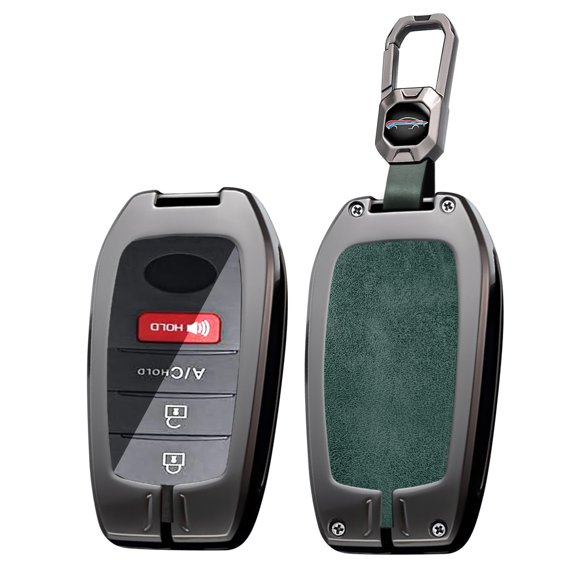 Smart Remote Key Fob Shell Case Fit for Toyota Venza RAV4 Prime Sienna Land Cruiser Fortuner Mirai 2018-up,Solid Key Holder with Clear TPU Front Cover,Antiscratched Key Skin
