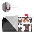 thumbnail image 2 of Fuzoiu Happy Dog Faces Collage Print Decorative Waterproof Mailbox Cover,Welcome Magnetic Mailbox Cover, Post Letter Box Wrap Cover for Outdoor Decor -21x18 in, 2 of 8