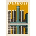 thumbnail image 4 of Detroit, Michigan, Woodblock, 4 of 4
