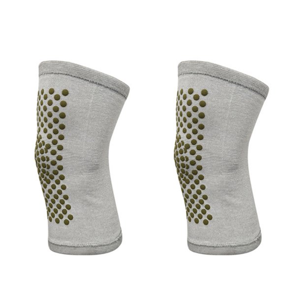 2 uds rodillera almohadilla térmica antideslizante autocalentable Protector de rodilla para mujer hombre