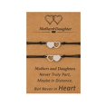 thumbnail image 1 of TQEHS Pulseras para madre e hija de JSNKJLMN, pulseras de regalo a juego para mamá e hija, día de los deseos del corazón de la madre para L1X5, 1 of 6