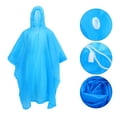 thumbnail image 4 of 2 ponchos de lluvia reutilizables para adultos, impermeables portátiles con capucha para exteriores., 4 of 7