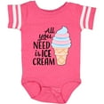 thumbnail image 3 of Inktastic All You Need is Ice Cream with Ice Cream Cone Boys or Girls Baby Bodysuit, 3 of 5