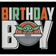 thumbnail image 2 of Boy's Star Wars: The Mandalorian Birthday Grogu  Graphic Tee Black X Large, 2 of 5