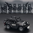 thumbnail image 2 of Ladrillos De Plástico Hummer Coleccionables SWAT Land Transporte Bloques De Construcción Militares Minifiguras Juguetes Creativos Gao Jinjia unisex, 2 of 2