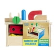 thumbnail image 3 of Melissa & Doug - Hammer & Saw Tool Bench, 3 of 5